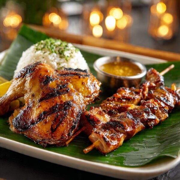 COMBO 2: Chicken/ Pork Skewers